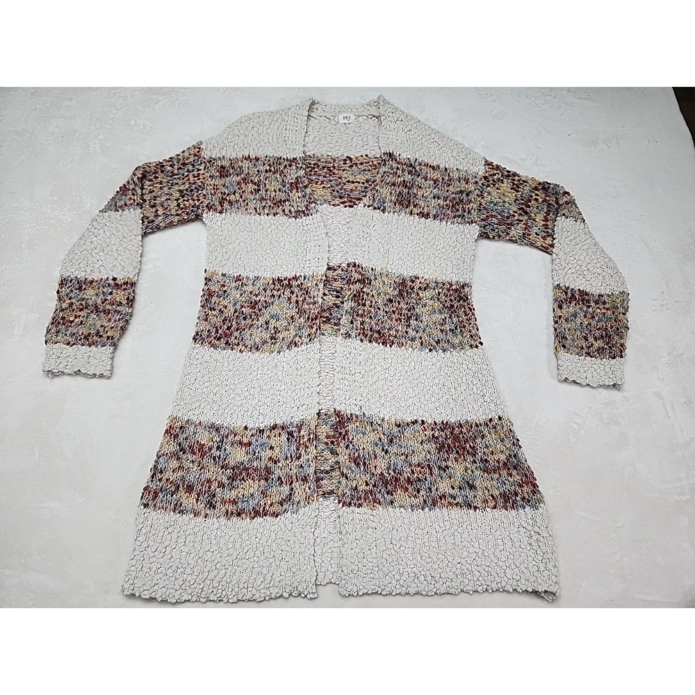 Bke Buckle Popcorn Fall Long‎ Cardigan Size Xl